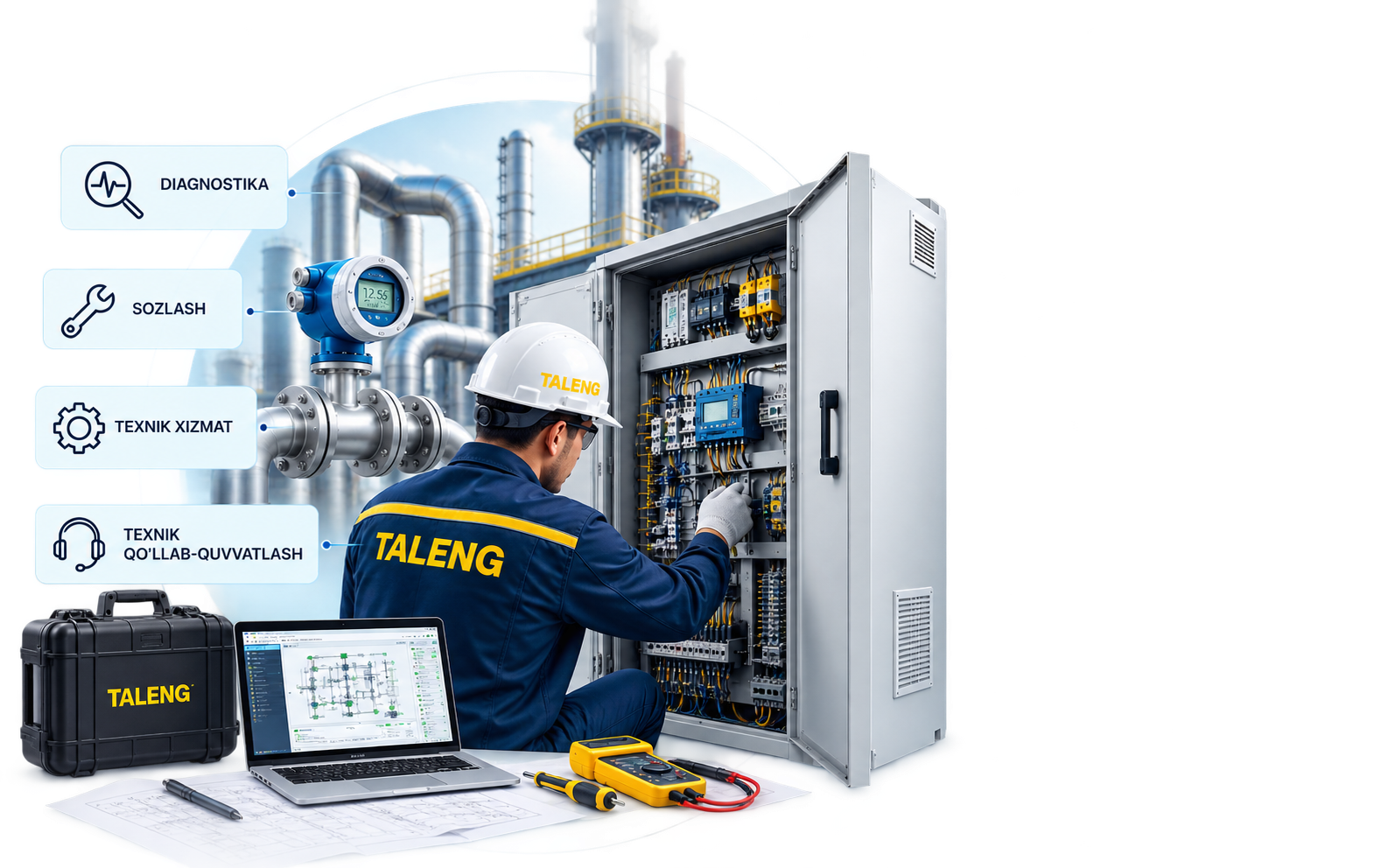 TALENG servis va texnik qo‘llab-quvvatlash